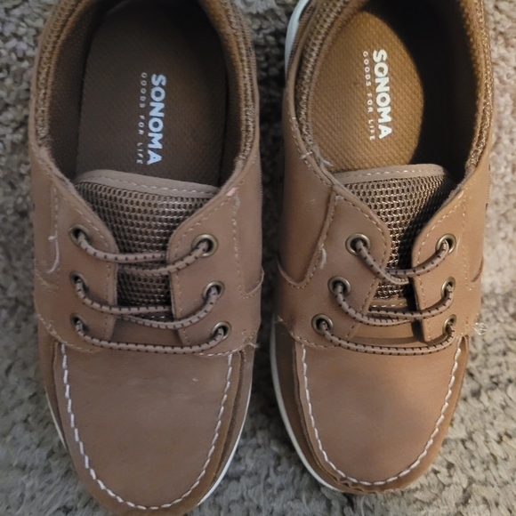 Sonoma Brown Kids Moccasins - Picture 5 of 8